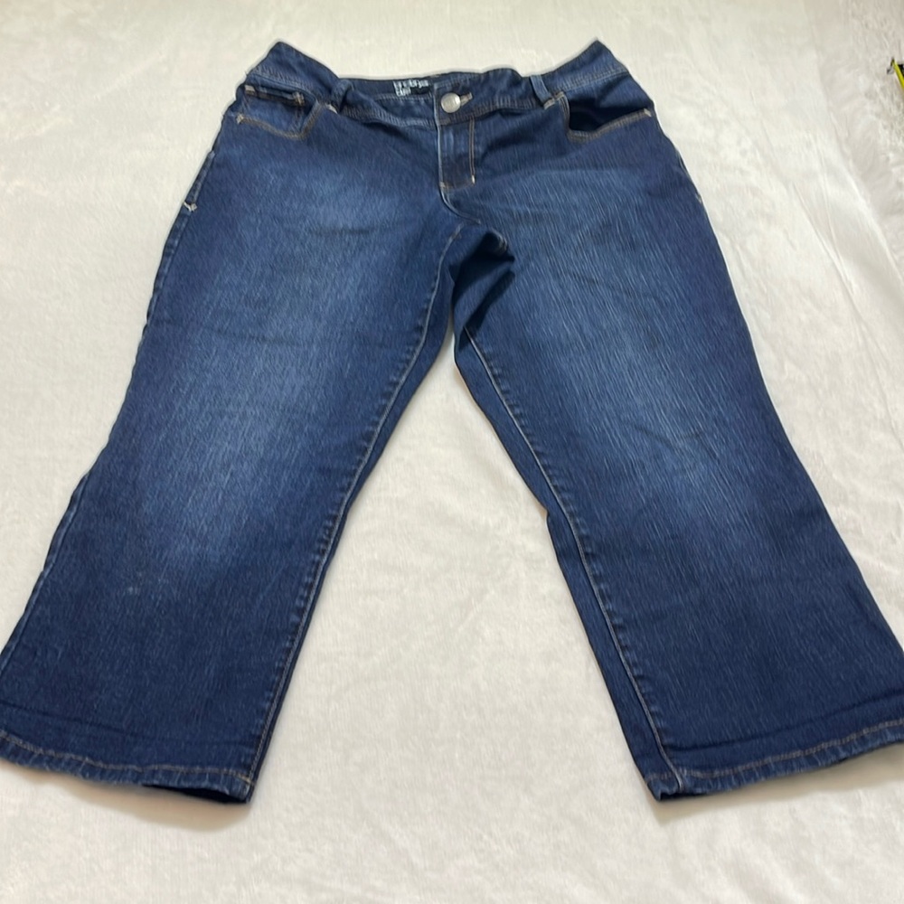 LANE BRYANT CAPRIS GENIUS FIT. WOMENS SIZE 14